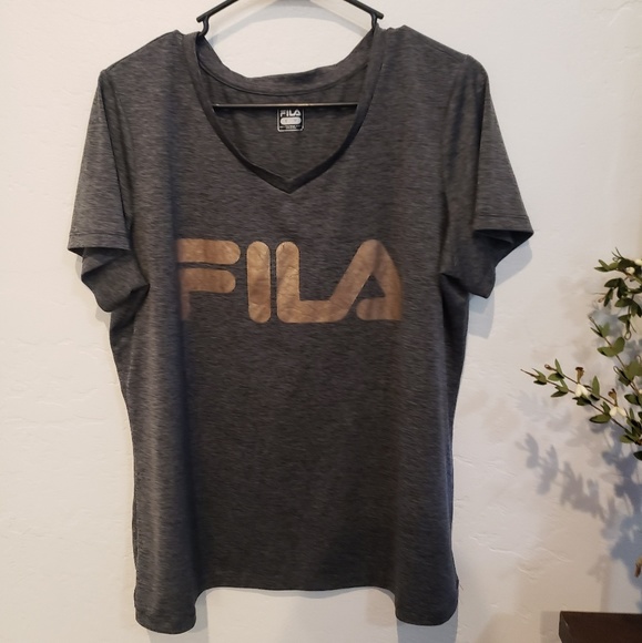 rose gold fila shirt